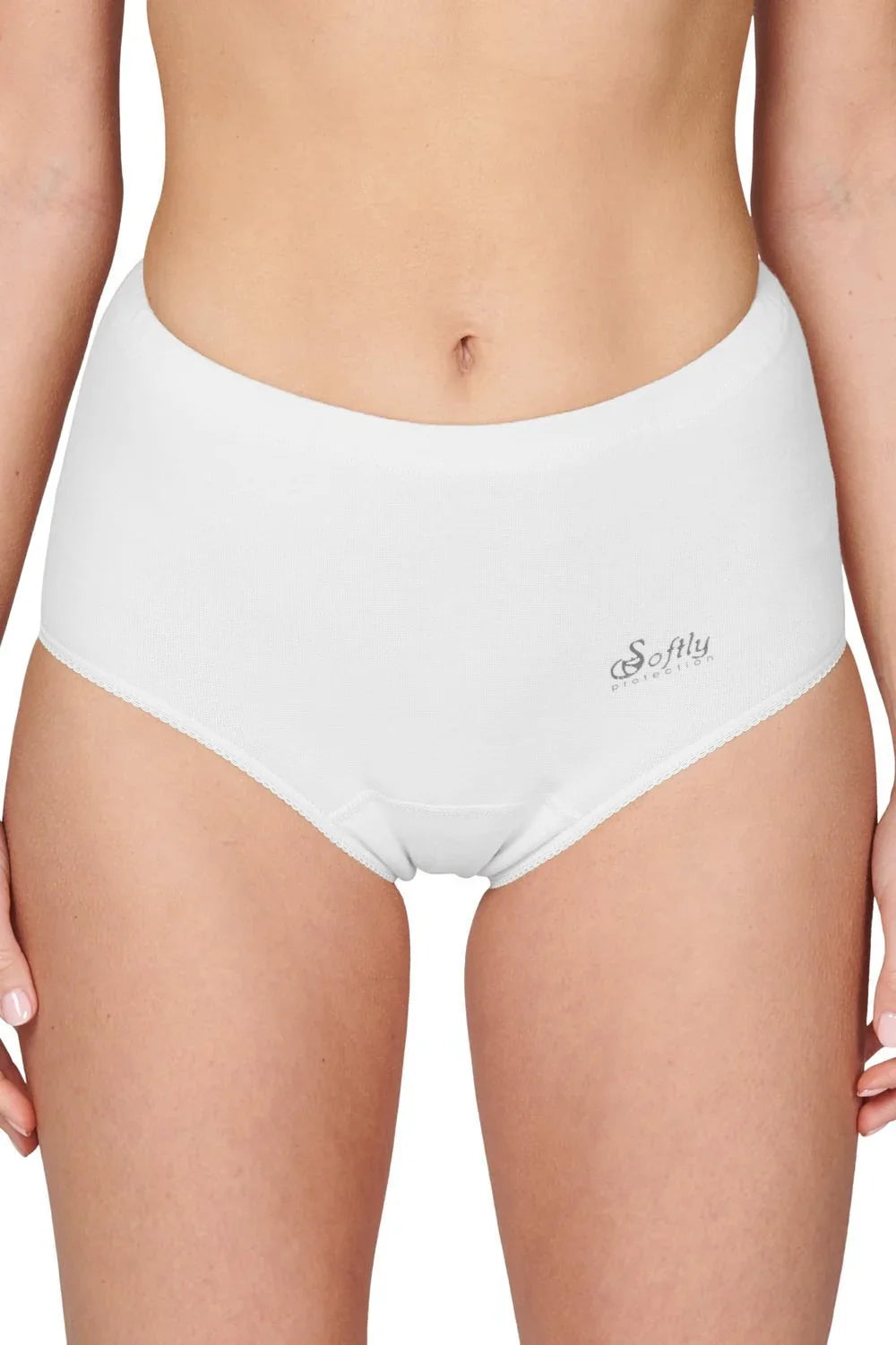 Sliponline Beeren 2-pak Julia taille slip met badstof kruisje "Softly"