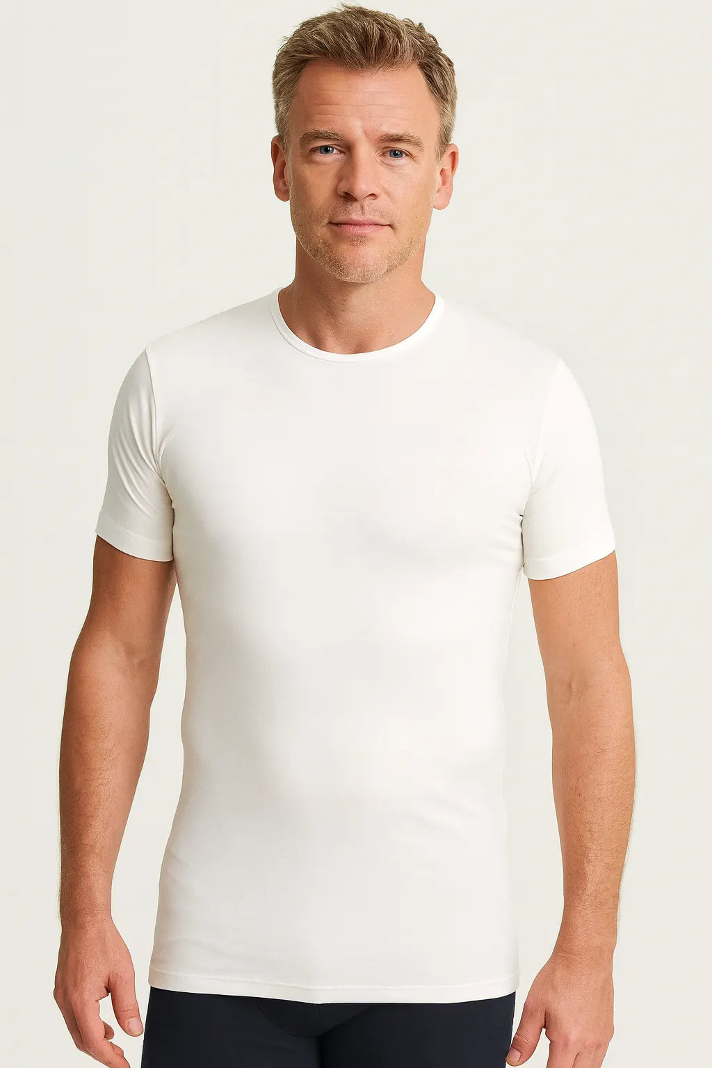 Sliponline Beeren heren green comfort t-shirt met ronde hals