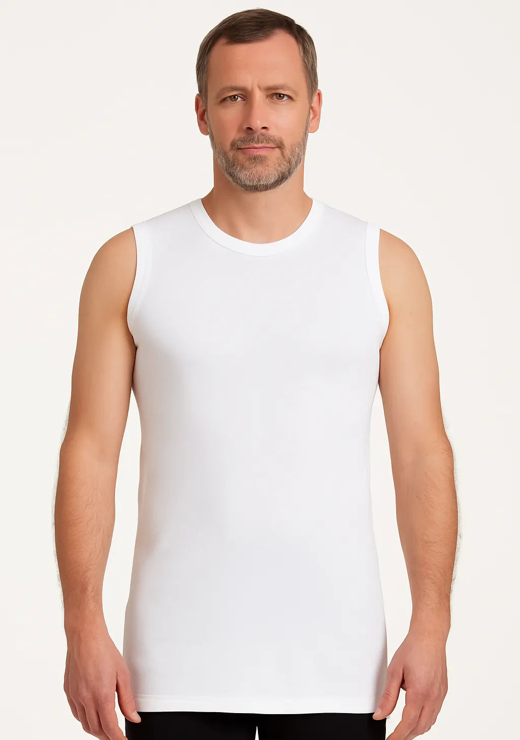 Sliponline Beeren heren mouwloos shirt katoen Extra lang