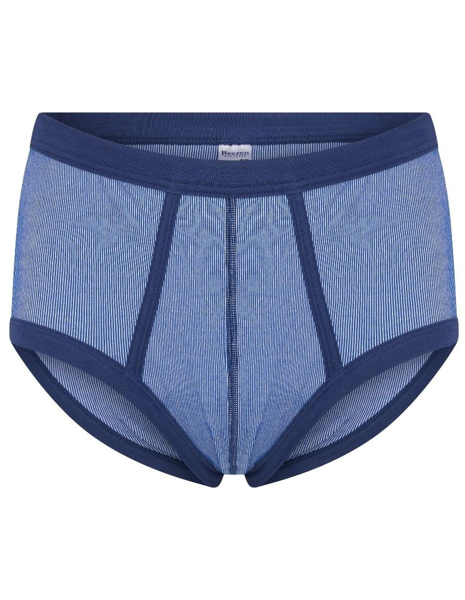 Sliponline Beeren heren slip met gulp - blauwe streep M2000