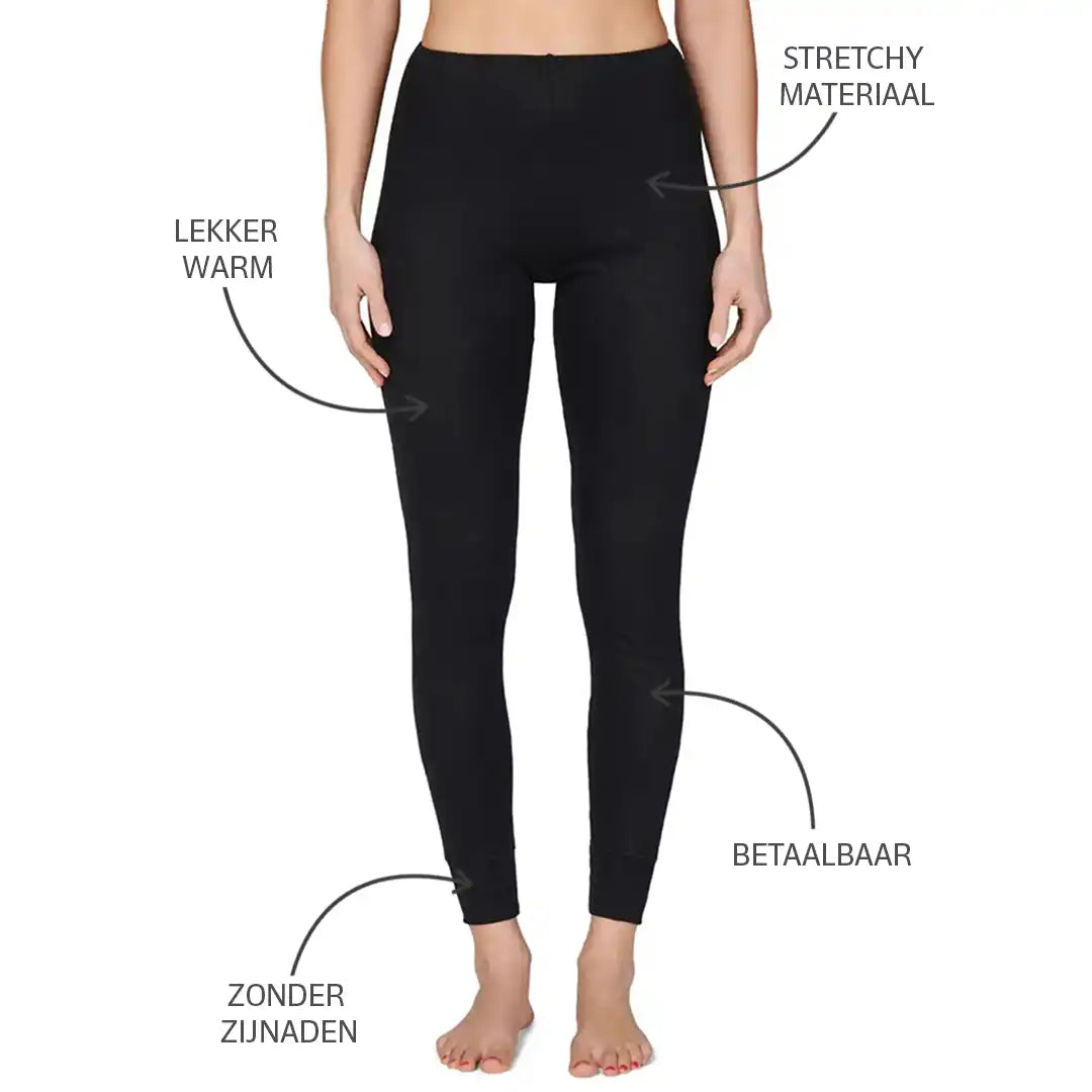 Sliponline Beeren thermo broek/legging dames