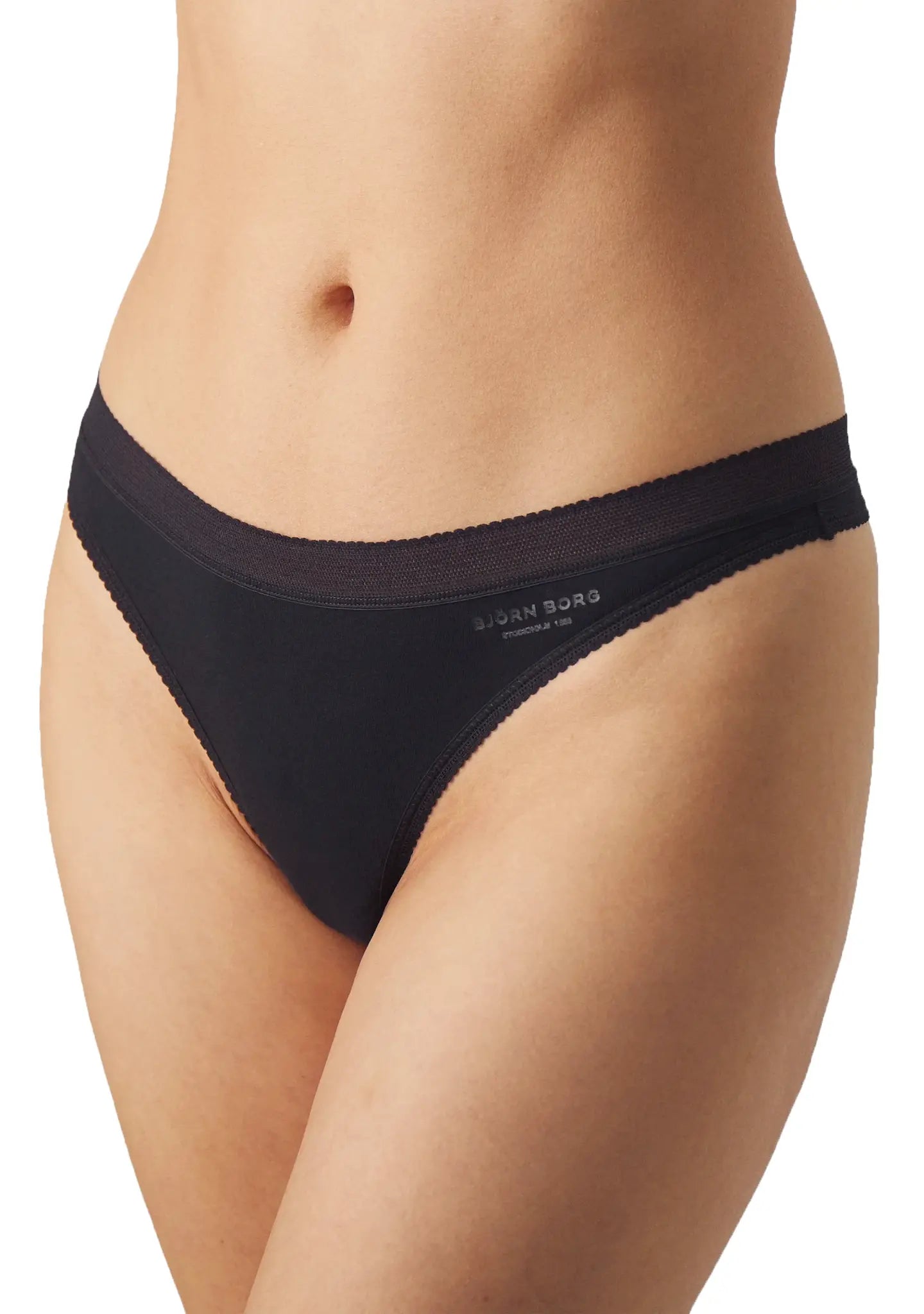 Sliponline Bjorn borg 2-pack dames strings - Core - Zwart