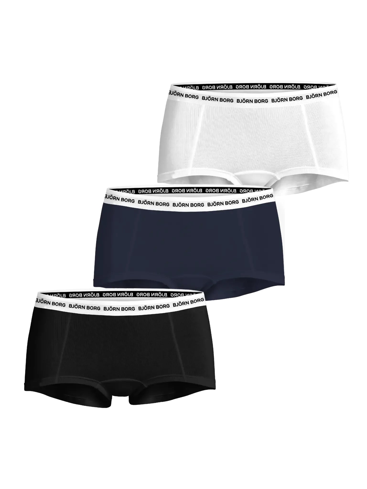 Sliponline Bjorn Borg 3-pack dames boxershort- Logo Shorts