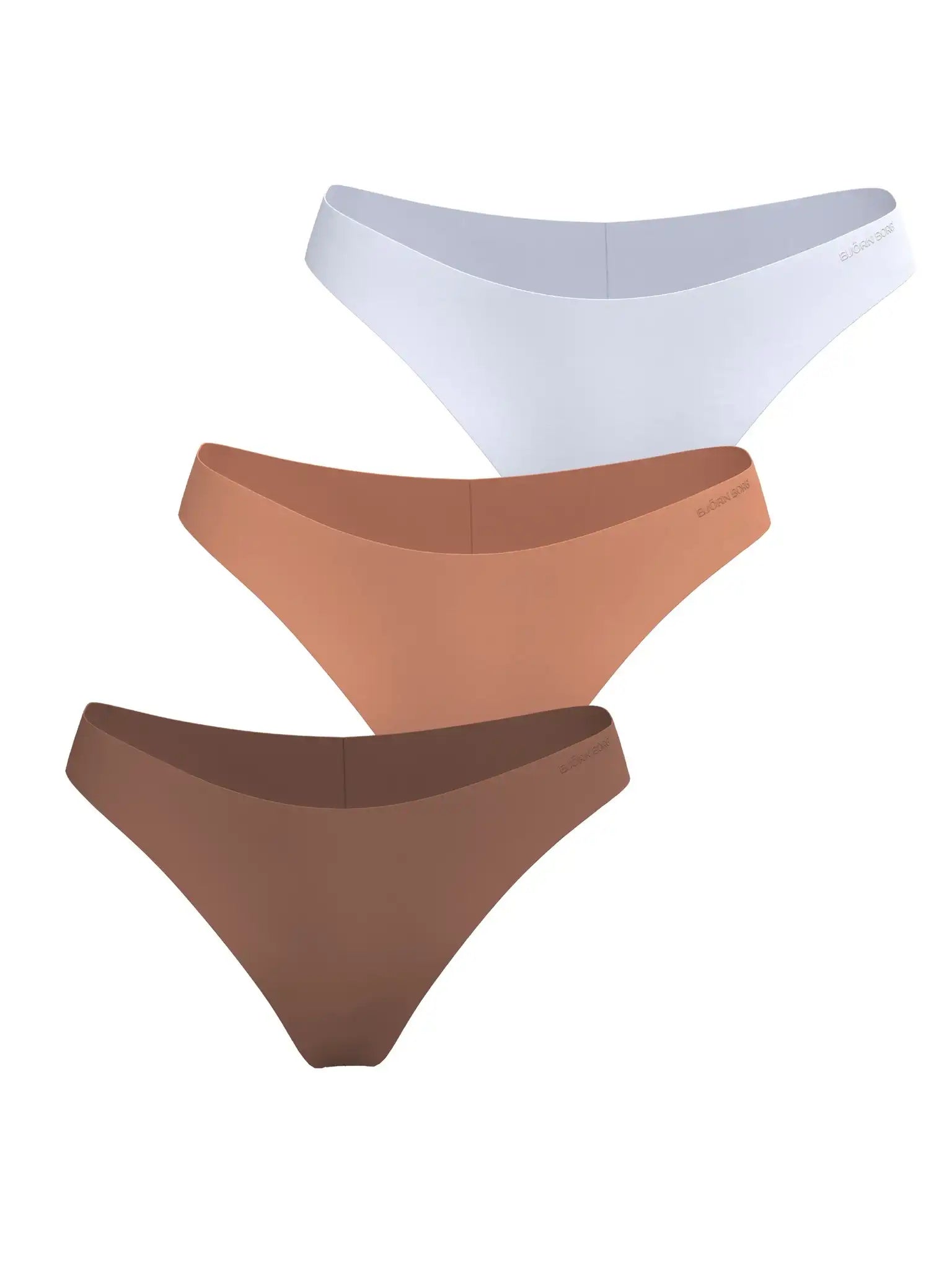 Sliponline Bjorn borg 3-pack dames Invisible Brief - high waist slip