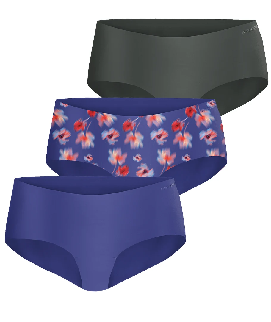 Sliponline Bjorn borg 3-pack dames Invisible Hipster