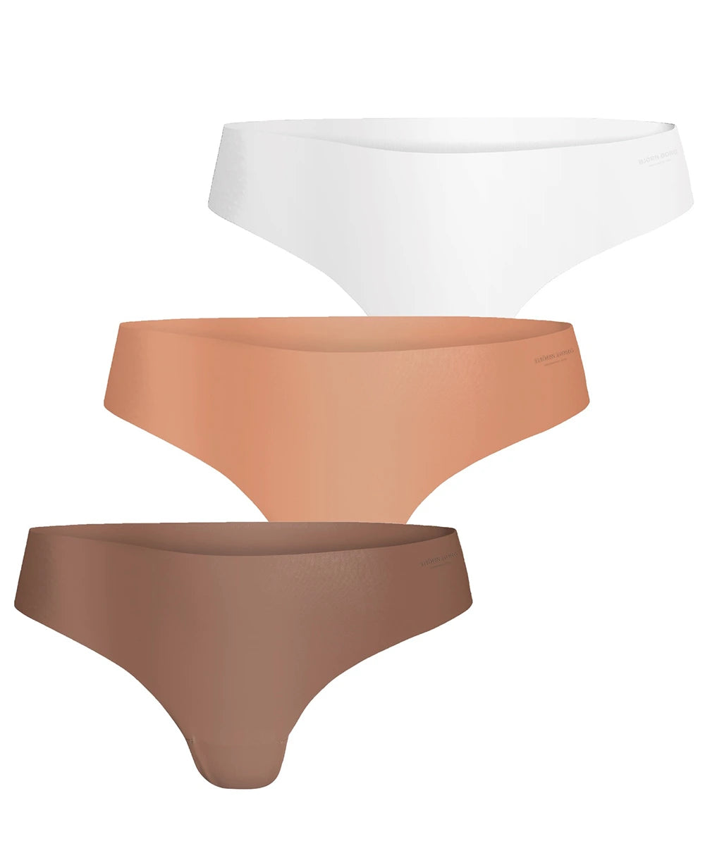 Sliponline Bjorn borg 3-pack dames Invisible String