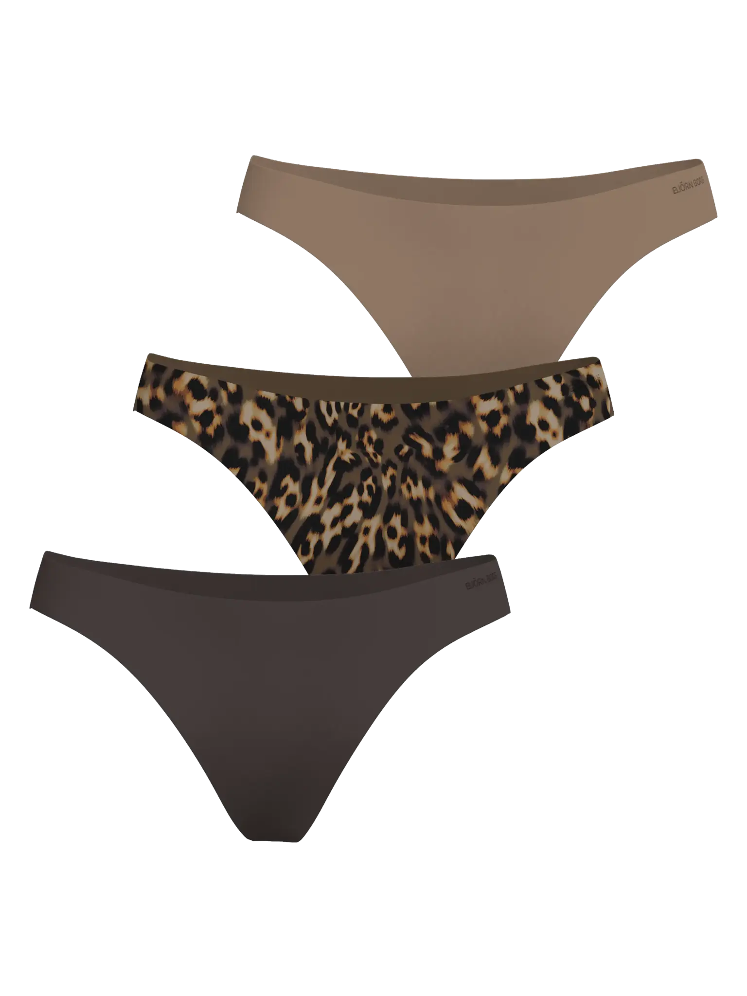Sliponline Bjorn borg 3-pack dames Invisible String