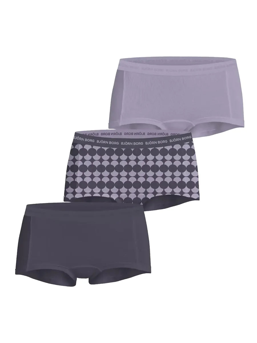 Sliponline Björn Borg 3-Pack dames - Minishorts - Everyday cotton