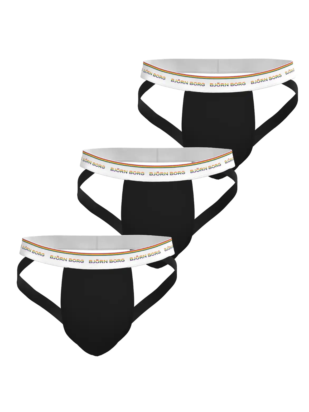 Sliponline Bjorn Borg 3-pack jock straps - Cotton Stretch
