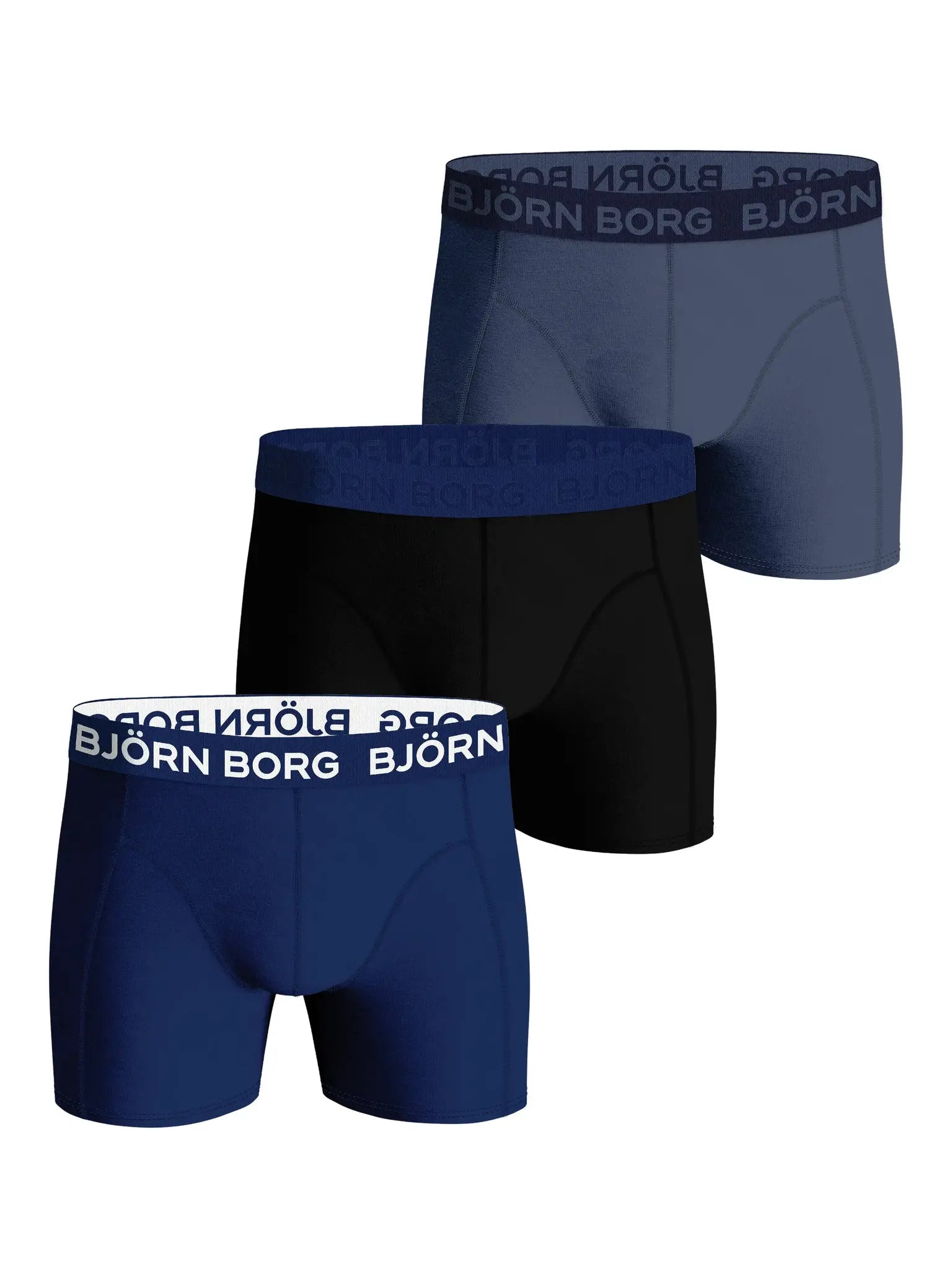 Sliponline Bjorn Borg 3-Pack jongens boxershorts - Core