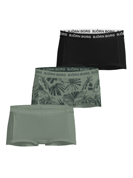 Sliponline Bjorn Borg 3-Pack meisjes boxershort - minishorts