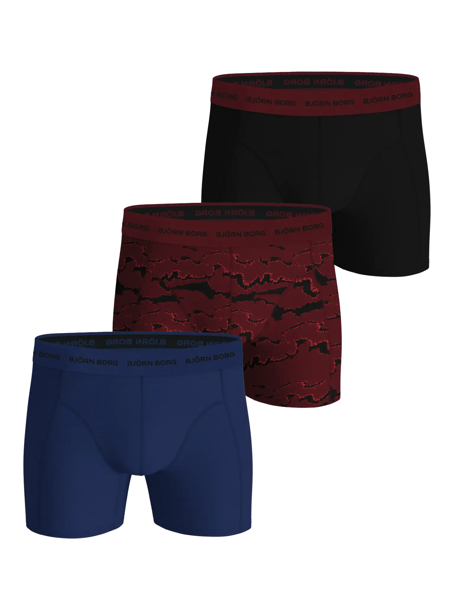 Sliponline Bjorn Borg 3-pak Heren boxershort - Cotton Stretch-Combi