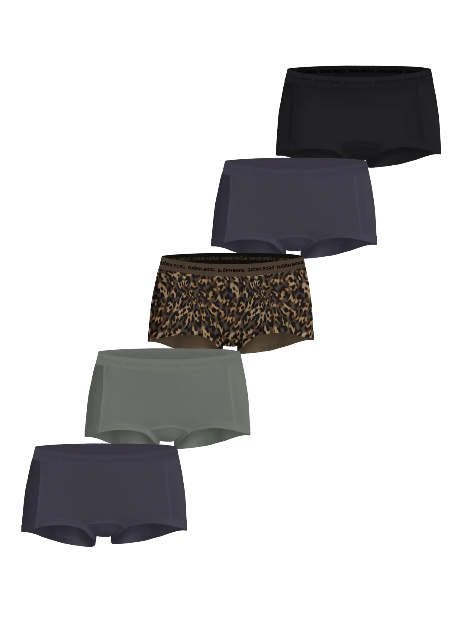 Sliponline Bjorn Borg 5-pack dames boxershort- Everyday cotton  - Combi