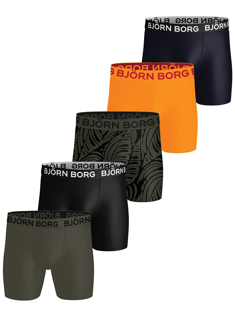 Sliponline Bjorn Borg 5-pack heren boxershort - Sports Microfiber