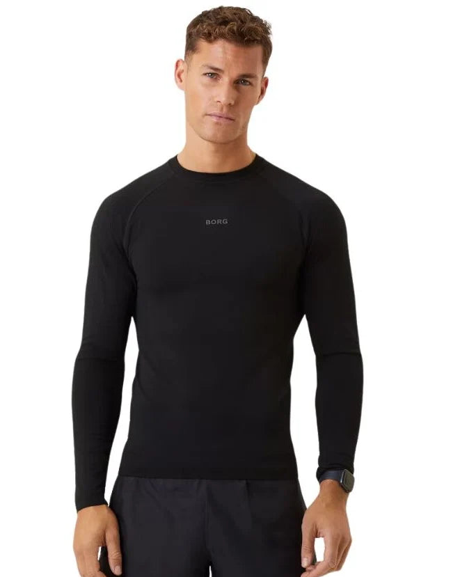 Sliponline Bjorn Borg heren sport top met lange mouwen - Merino Blend