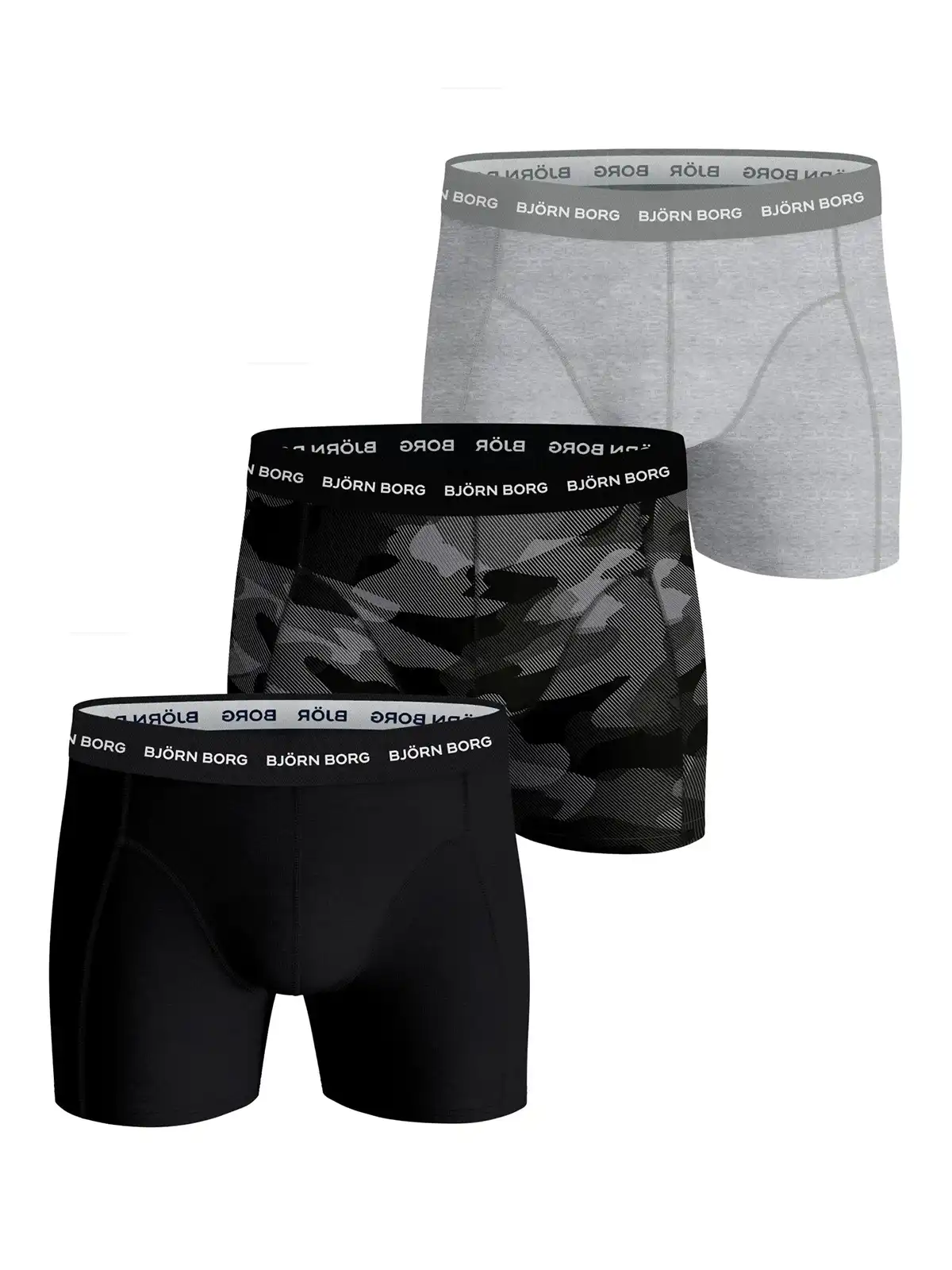 Sliponline Bjorn Borg Ondergoed - 3-pack heren boxershort Black Beauty