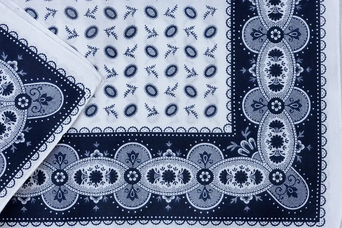 Sliponline Boerenzakdoek Koffieboon blauw 55 x 55 cm