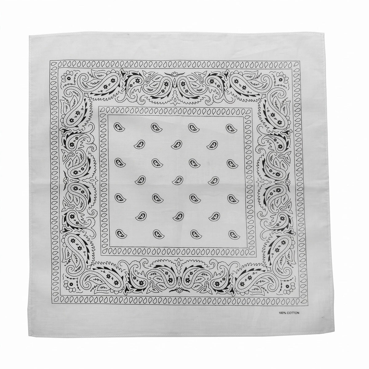 Sliponline Boerenzakdoek Rain drop 54x54 - Bandana - Hoofddoek