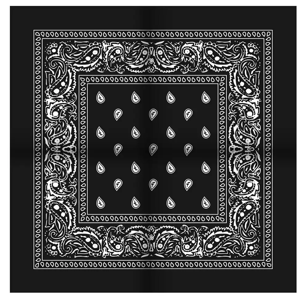 Sliponline Boerenzakdoek Rain drop 54x54 - Bandana - Hoofddoek
