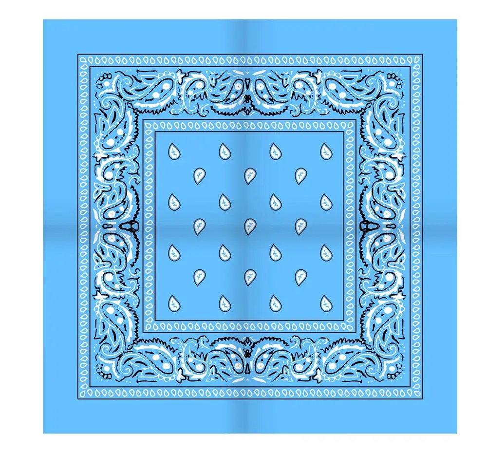 Sliponline Boerenzakdoek Rain drop 54x54 - Bandana - Hoofddoek