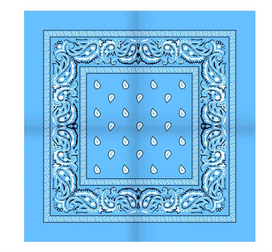 Sliponline Boerenzakdoek Rain drop 54x54 - Bandana - Hoofddoek
