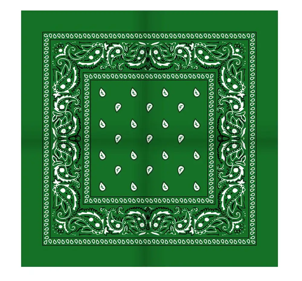Sliponline Boerenzakdoek Rain drop 54x54 - Bandana - Hoofddoek