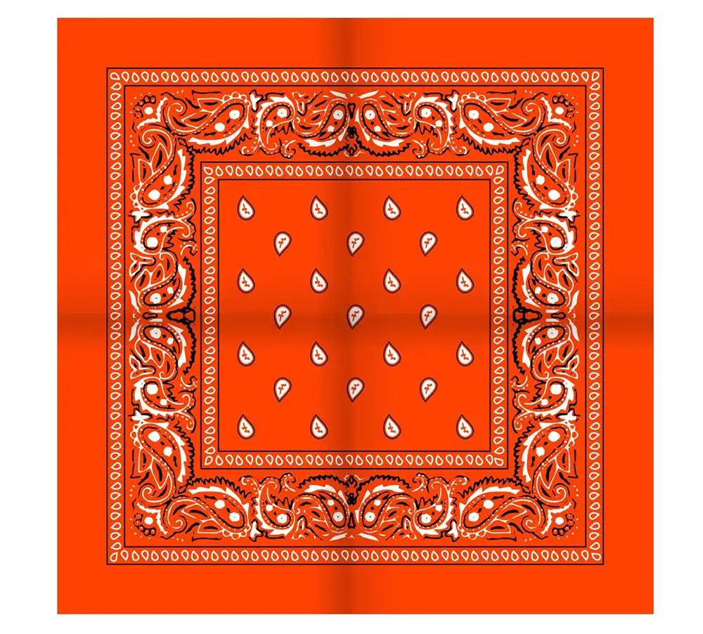 Sliponline Boerenzakdoek Rain drop 54x54 - Bandana - Hoofddoek