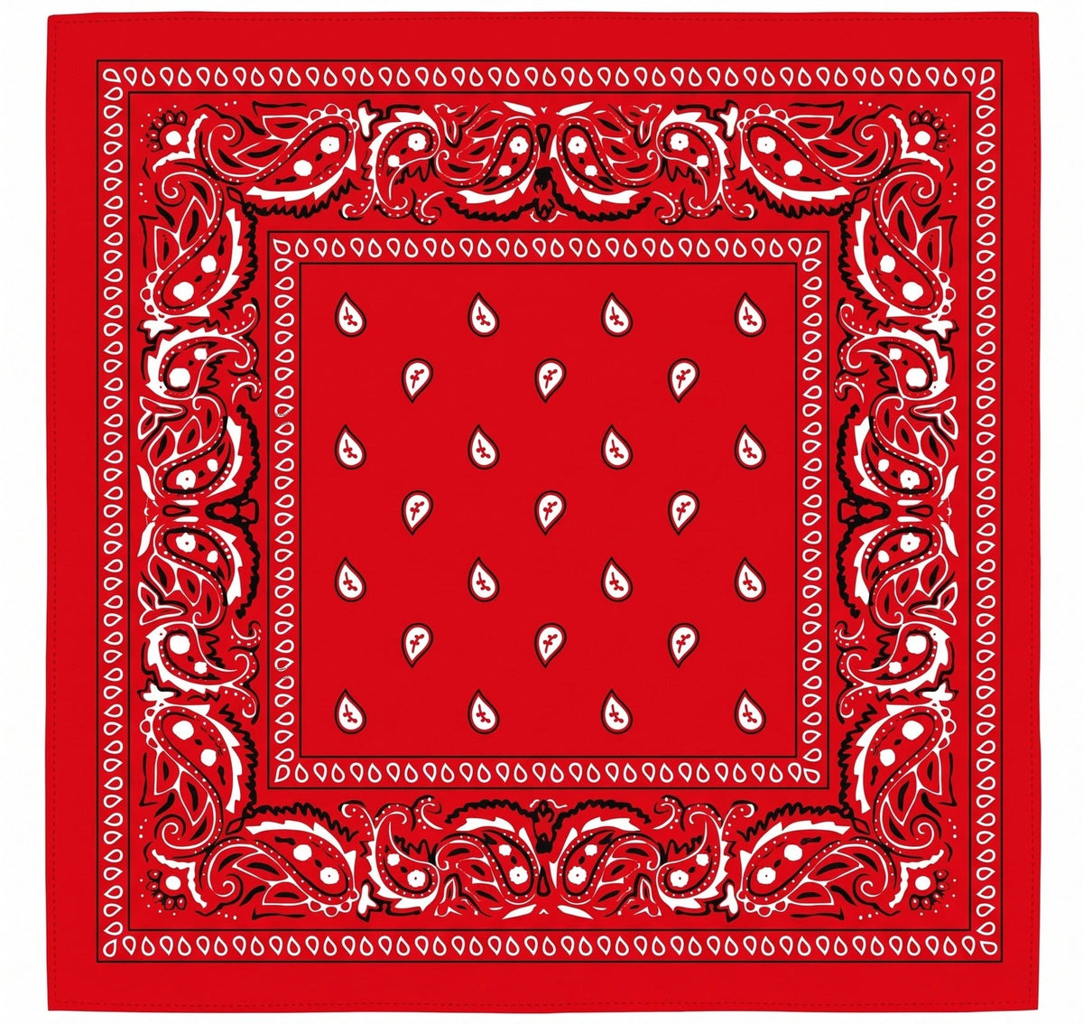 Sliponline Boerenzakdoek Rain drop 54x54 - Bandana - Hoofddoek