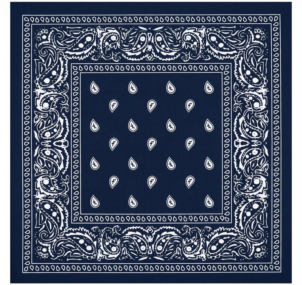Sliponline Boerenzakdoek Rain drop 54x54 - Bandana - Hoofddoek