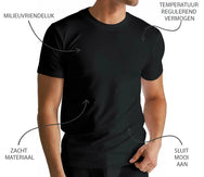 Sliponline Boru Bamboo heren T-shirt korte mouw