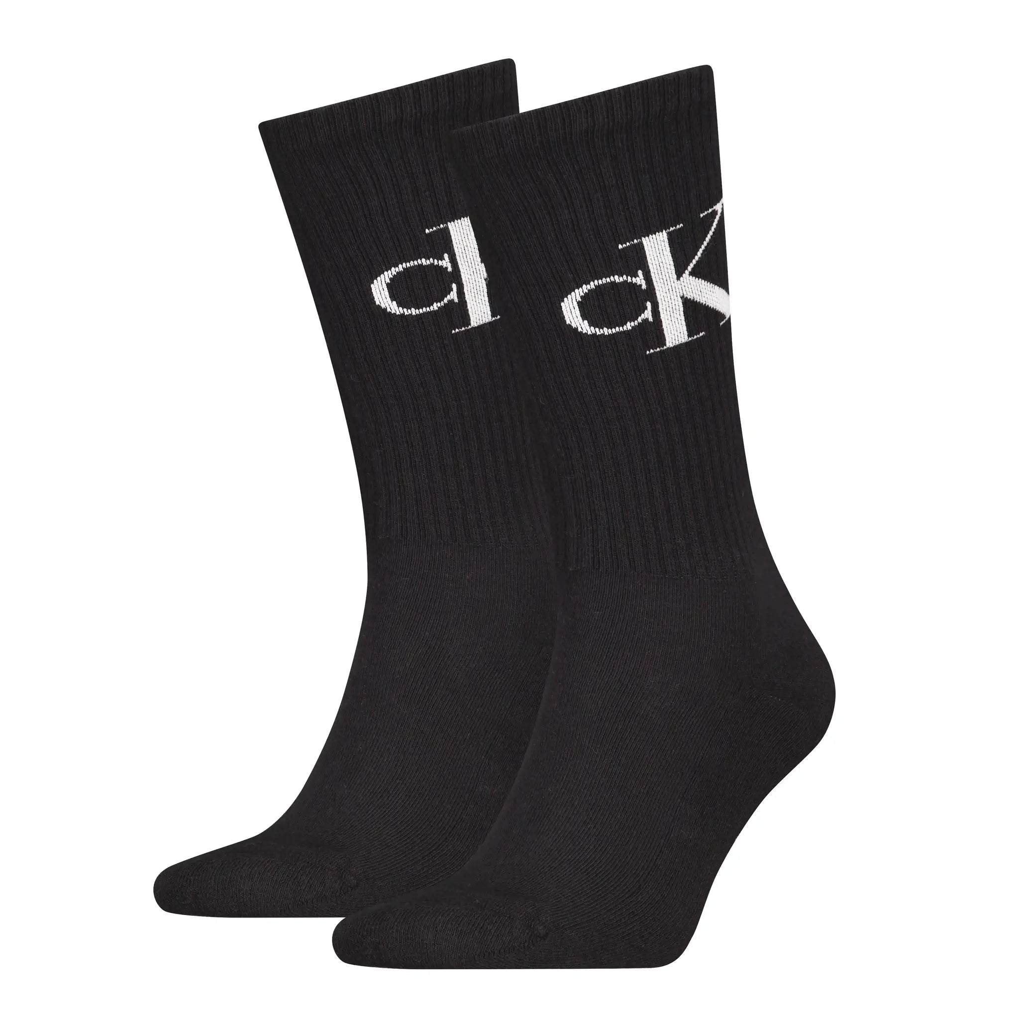 Sliponline Calvin Klein 2-paar Crew sokken - Logo monogram