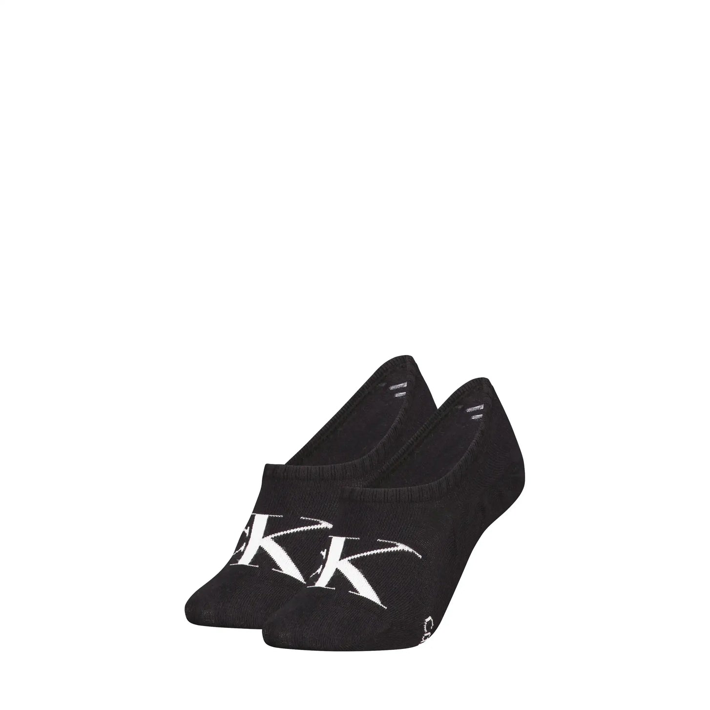 Sliponline Calvin Klein 2-paar Footie High cut heren sokken - Logo monogram
