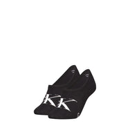 Sliponline Calvin Klein 2-paar Footie High cut heren sokken - Logo monogram