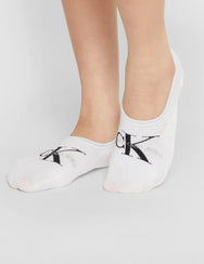 Sliponline Calvin Klein 2-paar Footie High cut heren sokken - Logo monogram