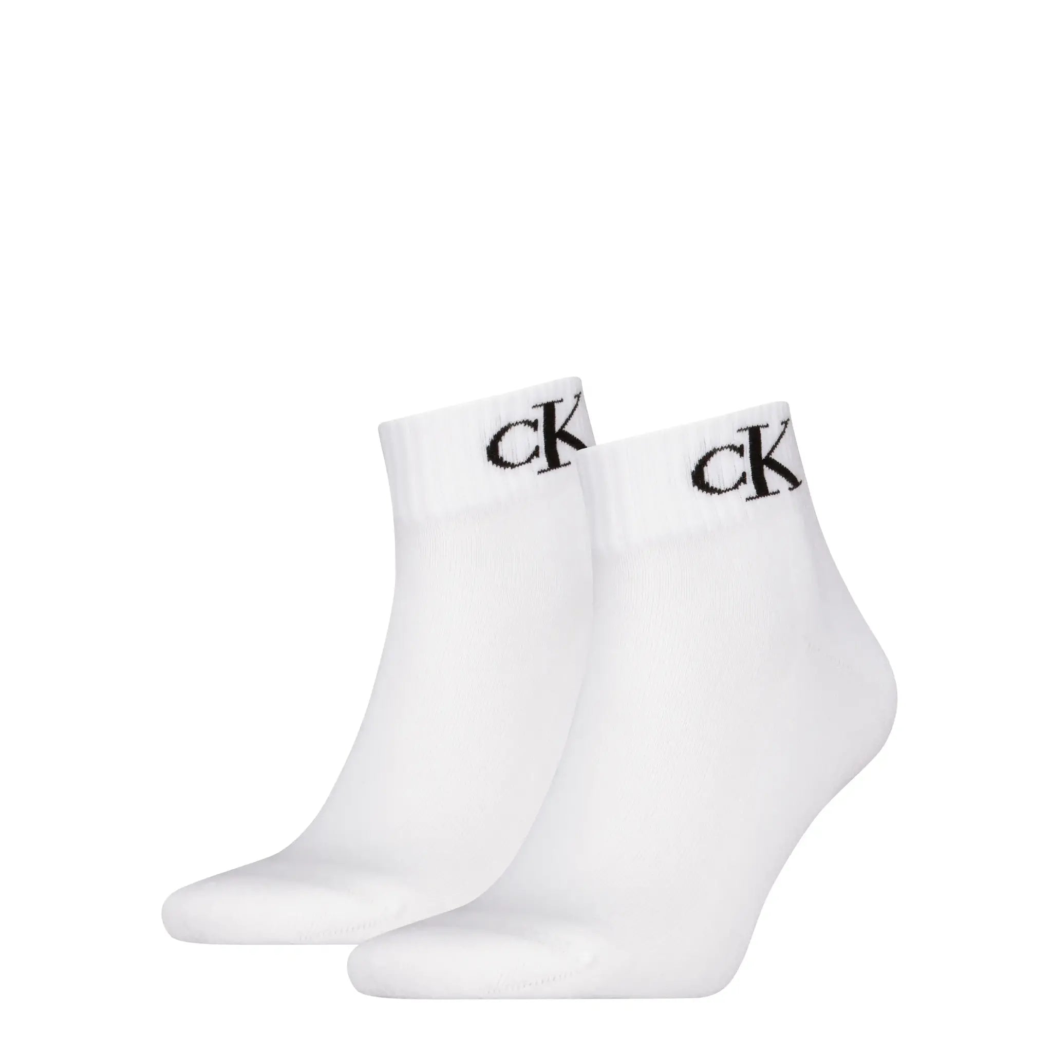 Sliponline Calvin Klein 2-paar Quarter dames sokken - Logo monogram
