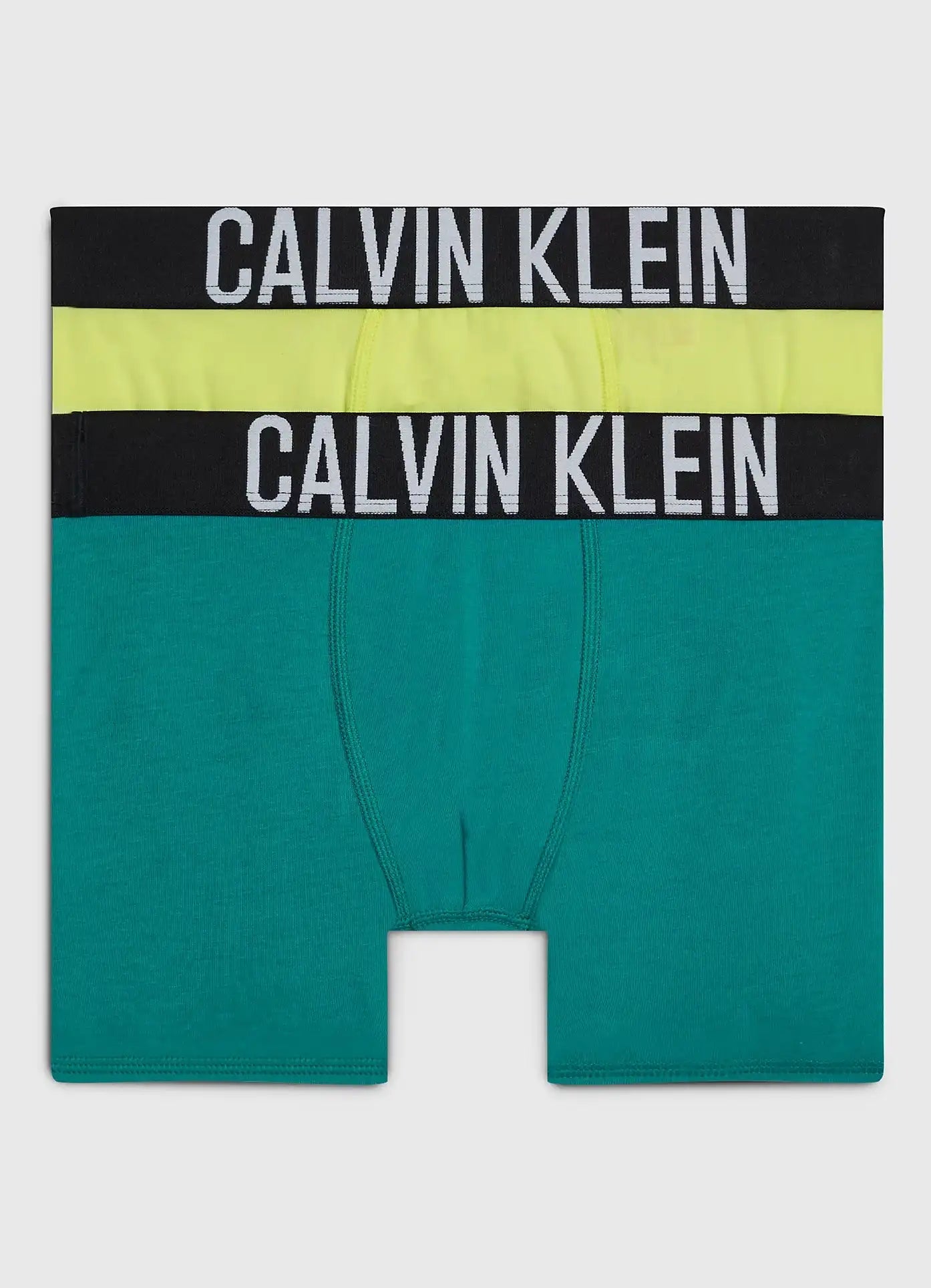 Sliponline Calvin Klein 2-Pack jongens boxershort - Sunny Lime