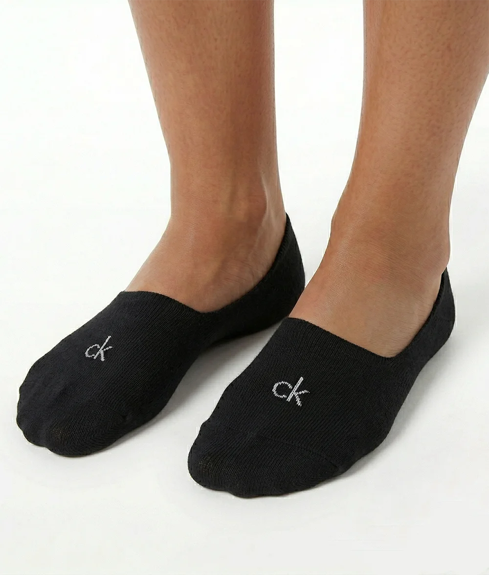 Sliponline Calvin Klein 3-paar Footie dames sokken