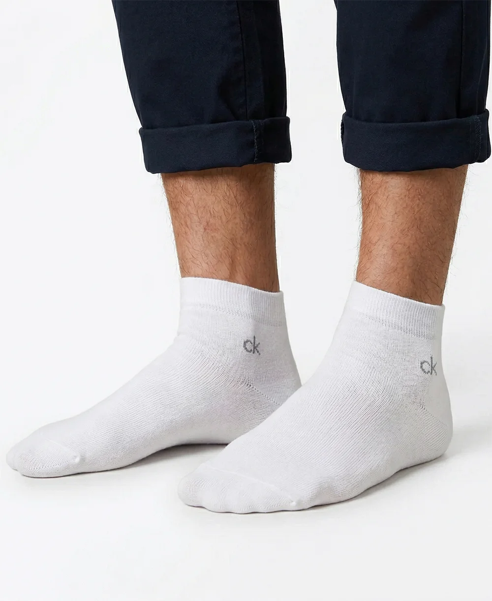 Sliponline Calvin Klein 3-paar Quarter heren sokken