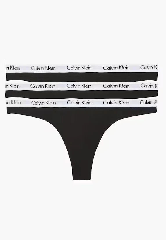 Sliponline Calvin Klein 3-pack dames string