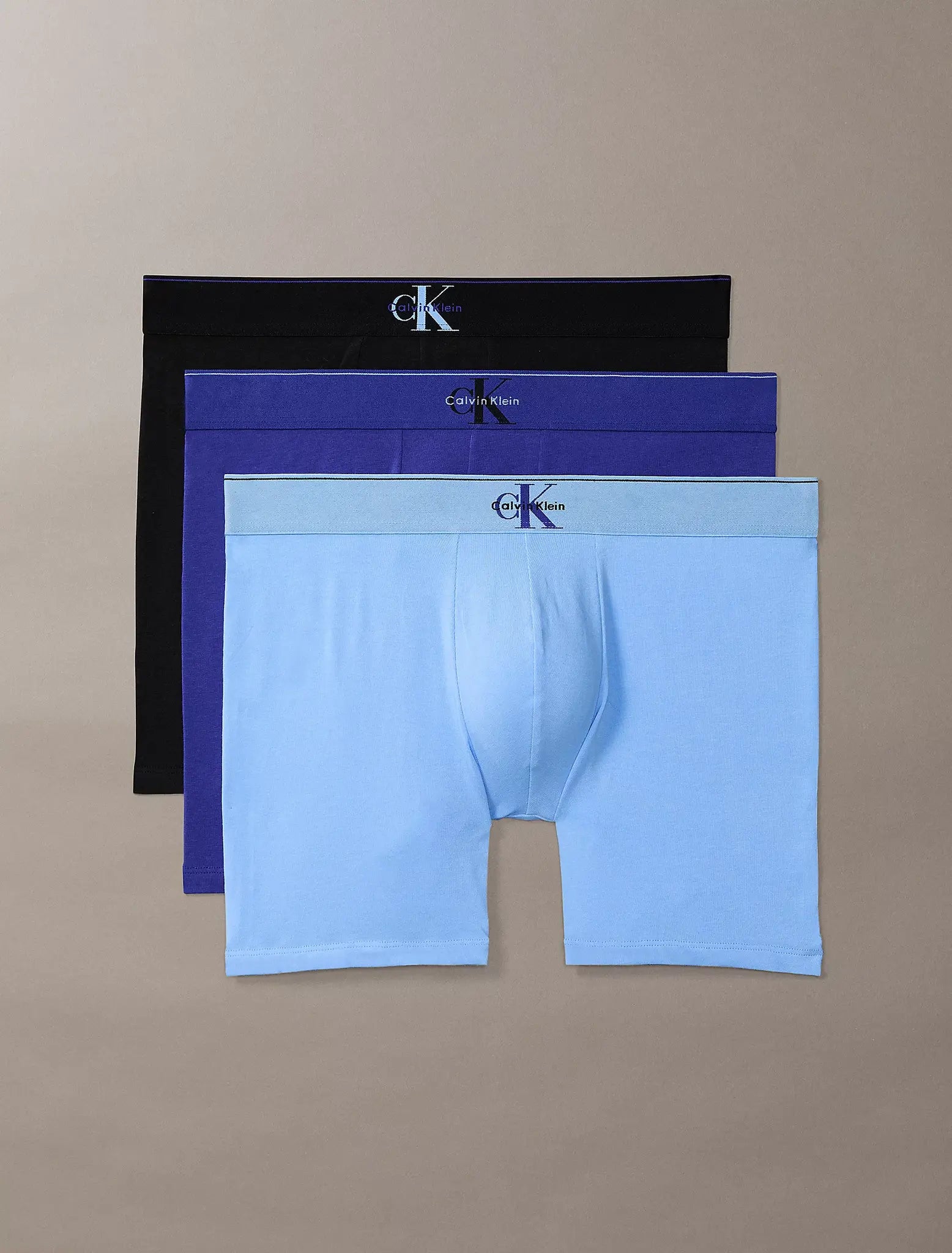 Sliponline Calvin Klein 3-Pack Heren Boxershort - grafisch monogram -CK