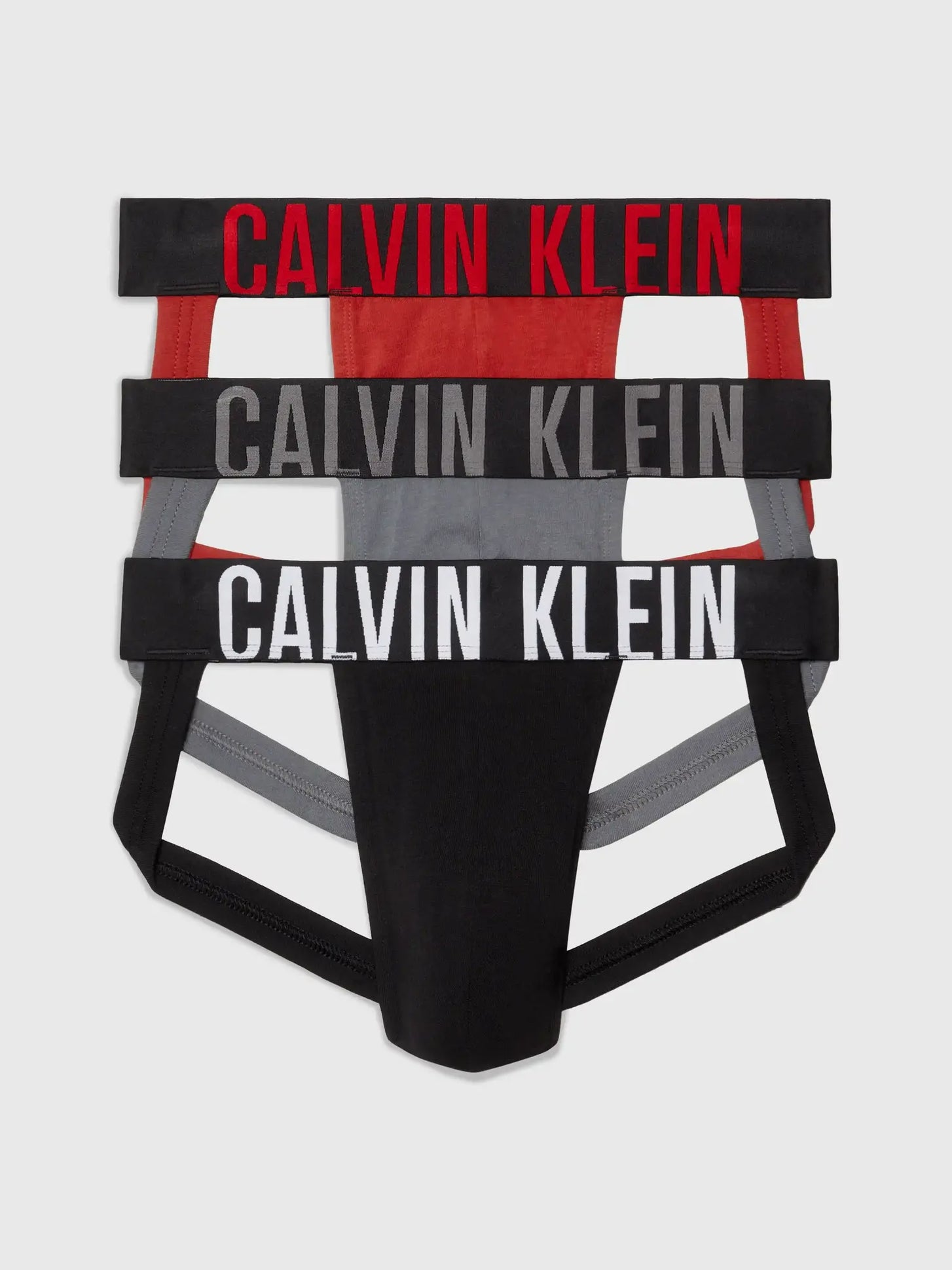 Sliponline Calvin Klein 3-Pack Jockstraps heren - Intense Power