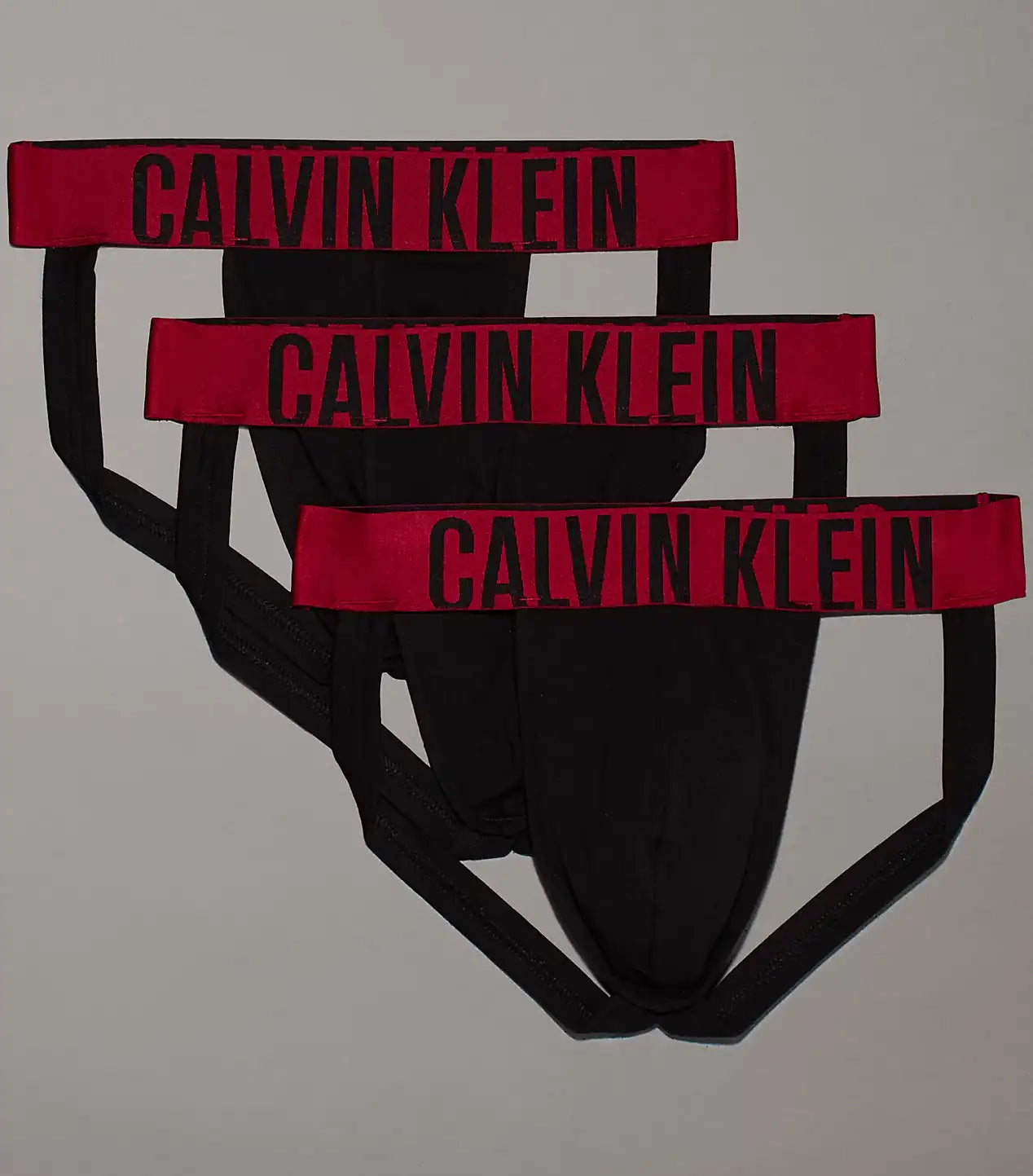 Sliponline Calvin Klein 3-Pack Jockstraps heren - Zwart