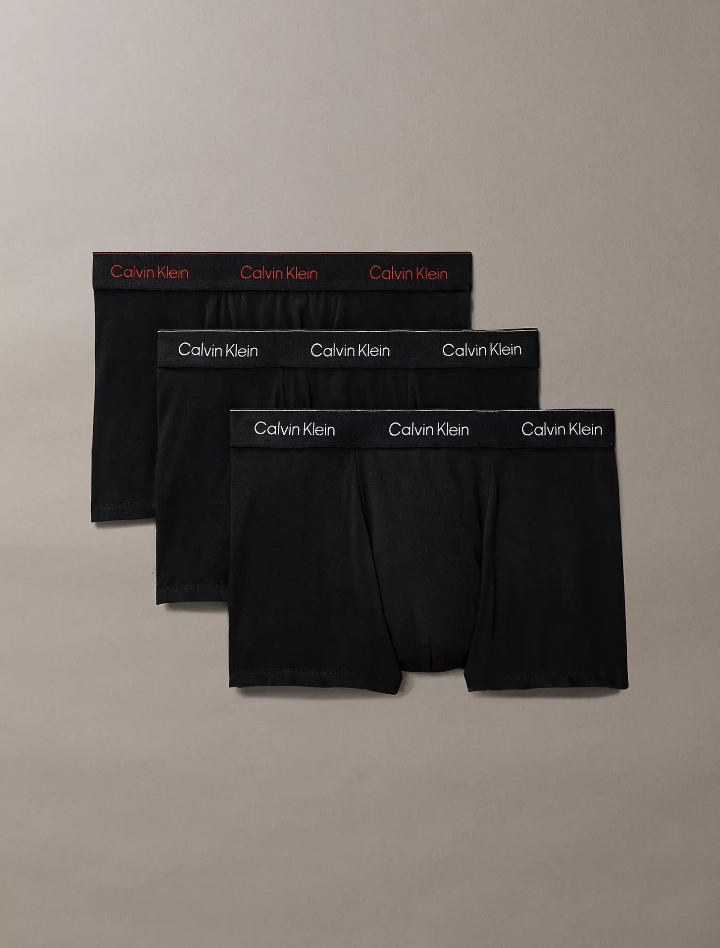 Sliponline Calvin Klein 3-pack trunks - Icon - Relaxed Fit Cotton