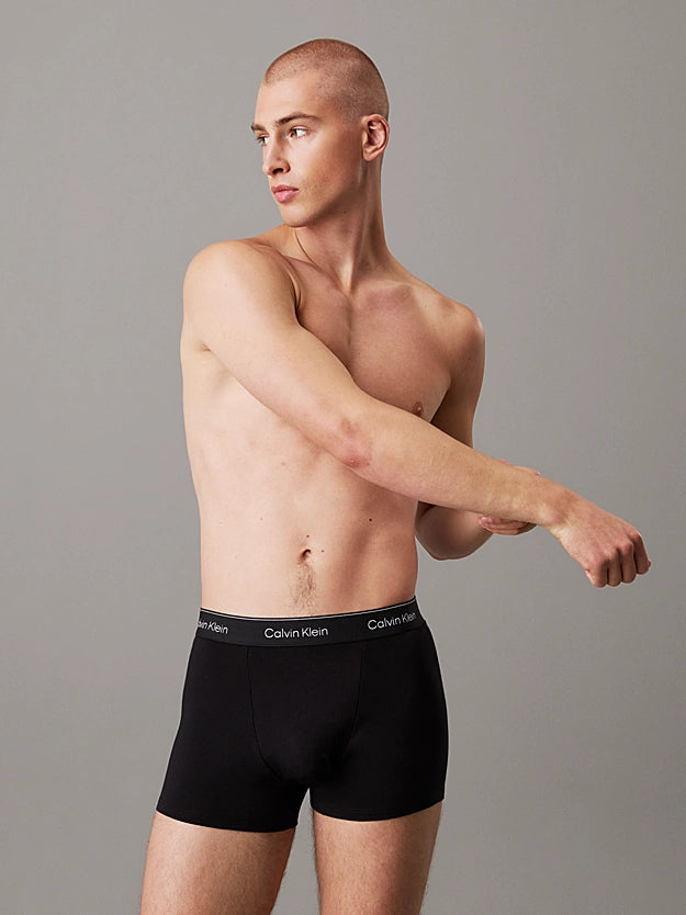 Sliponline Calvin Klein 3-pack trunks - Icon - Relaxed Fit Cotton