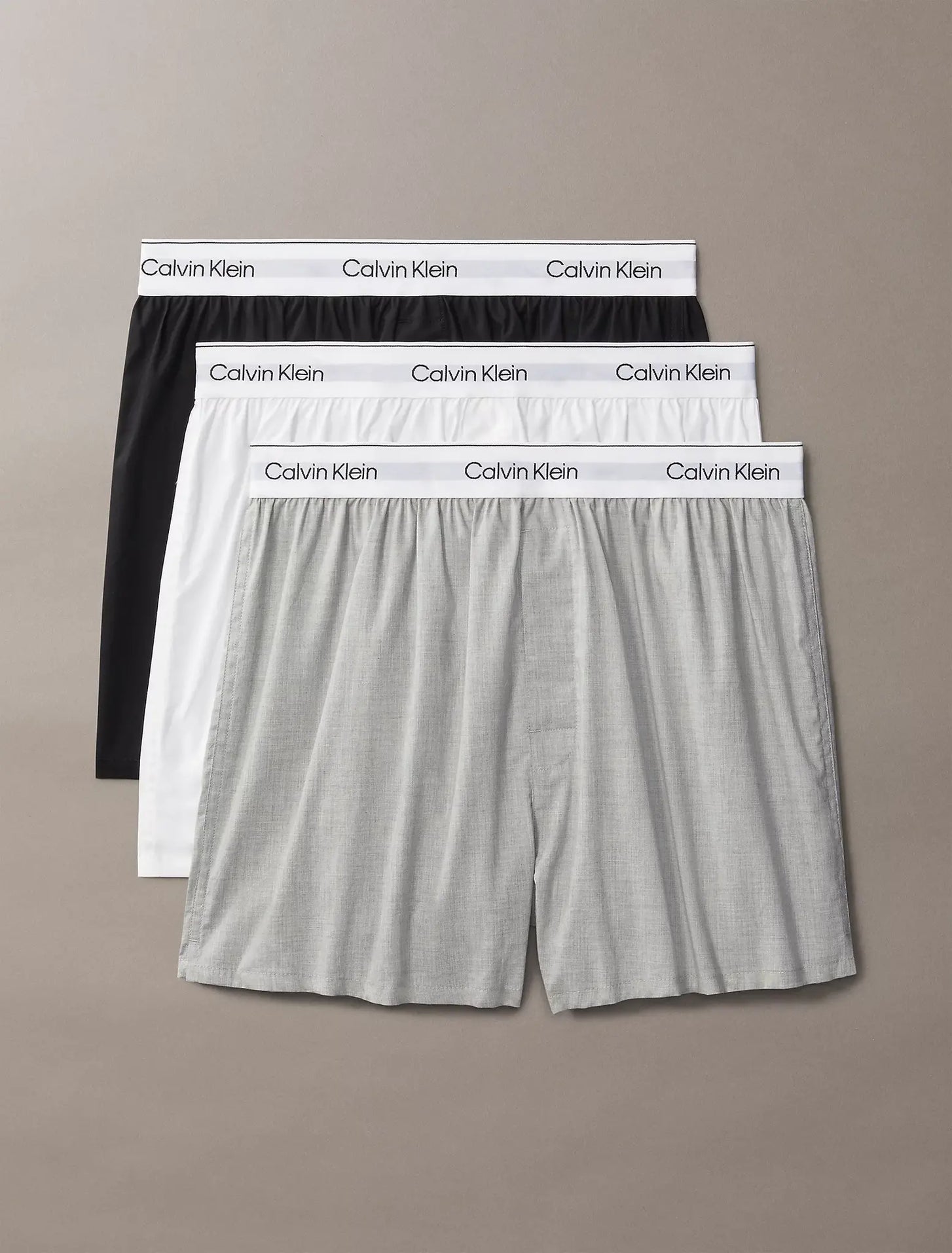 Sliponline Calvin Klein 3-Pack Wijde Heren Boxershorts - Boxer slim