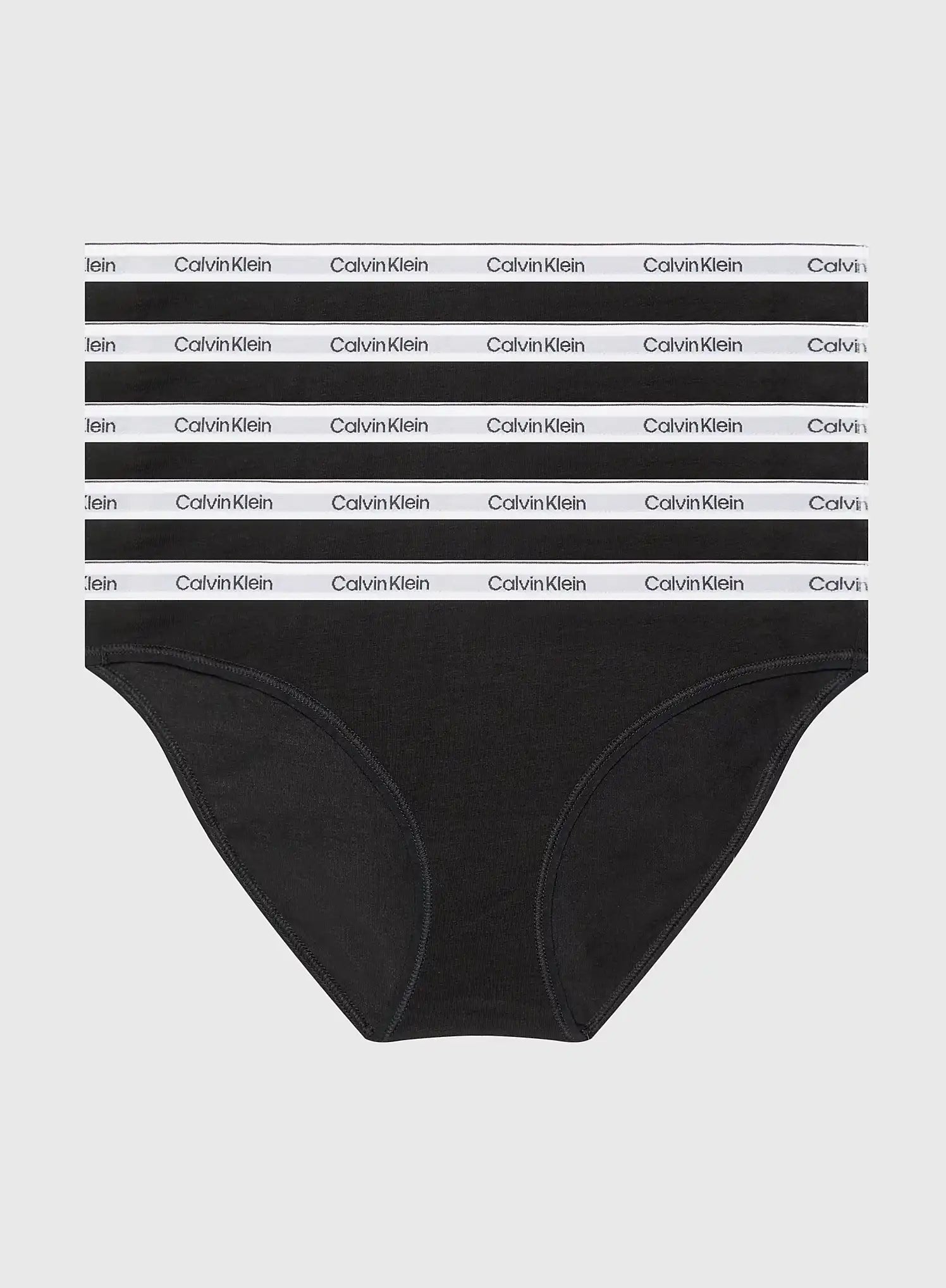 Sliponline Calvin Klein 5-pack lage Slips dames - Low Rise
