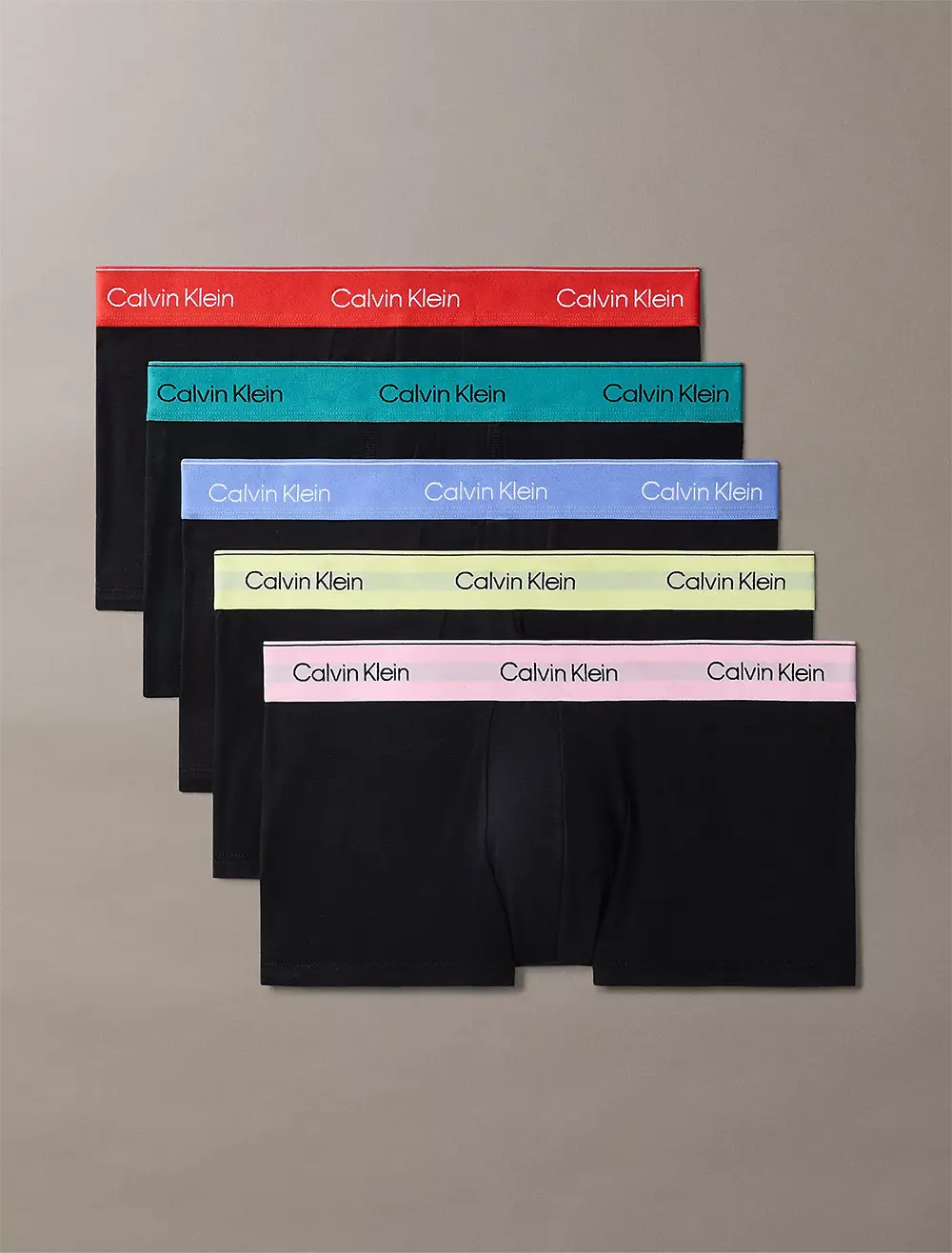 Sliponline Calvin Klein 5-Pack Low Rise Trunks - Icon Pride