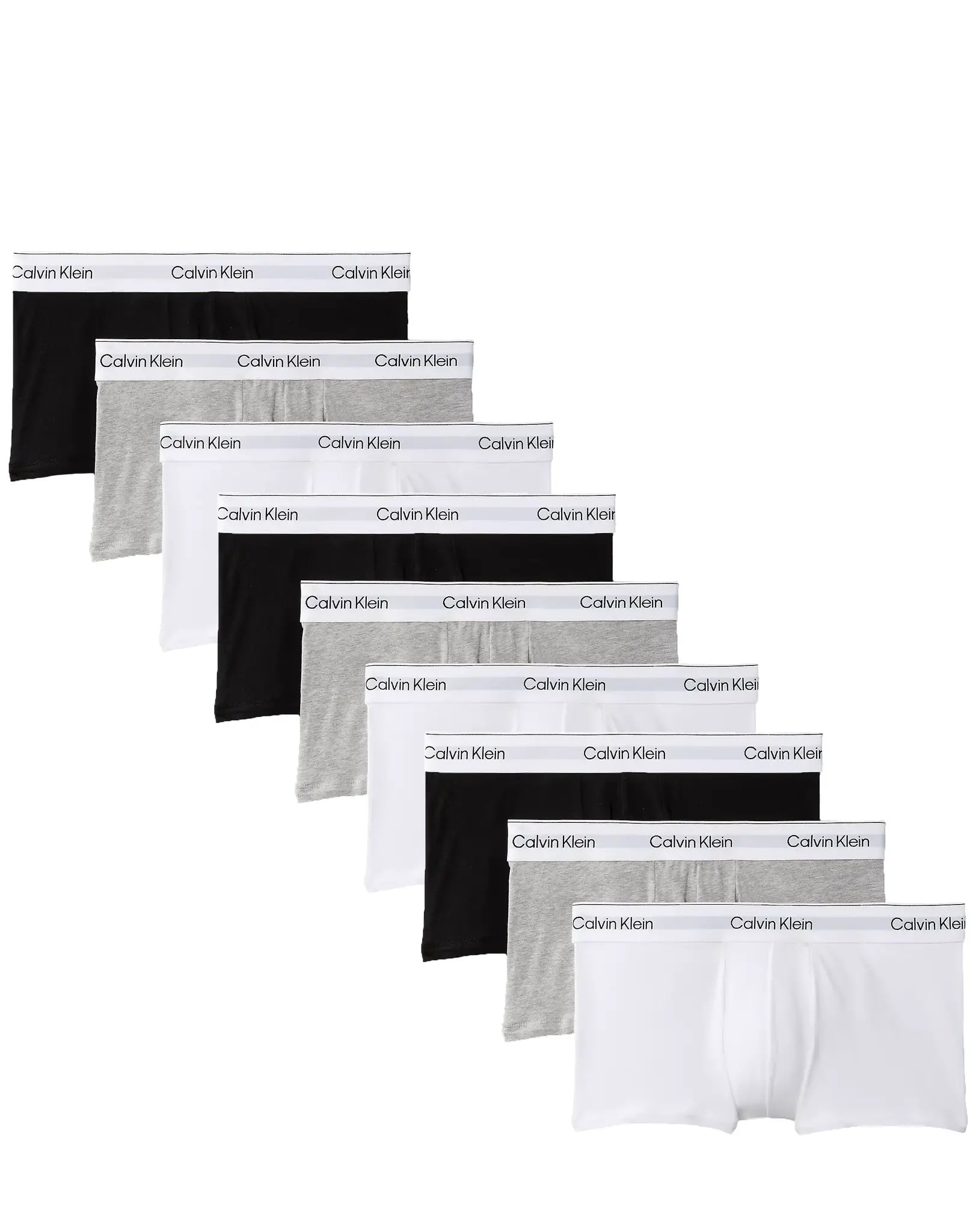 Sliponline Calvin Klein 9-Pack Low Rise Trunks - Lage Boxershorts