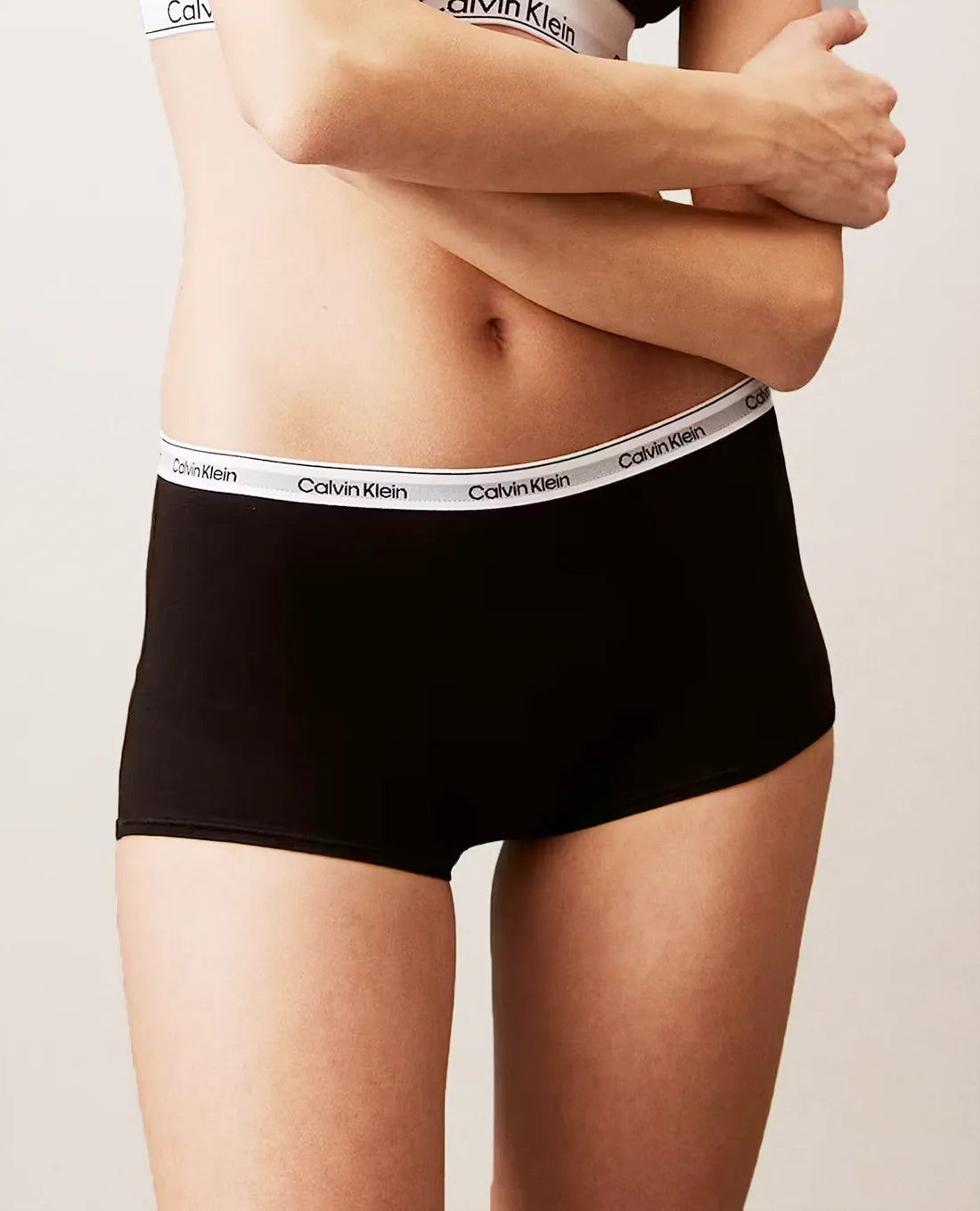 Sliponline Calvin Klein Boyshort dames - Boxershort - Zwart