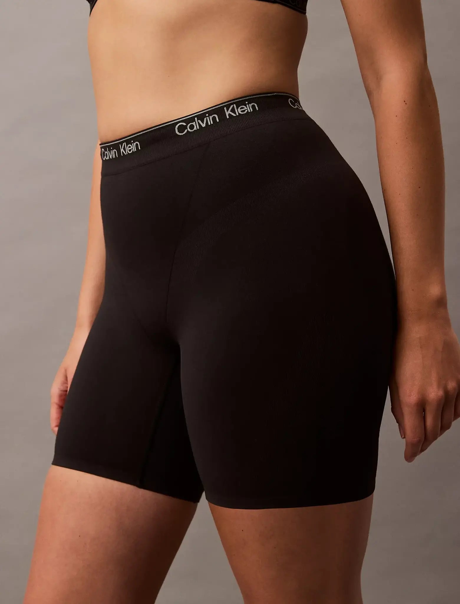 Sliponline Calvin Klein Corrigerende boxershorts katoen - Seamless shapewear short met lange pijpjes